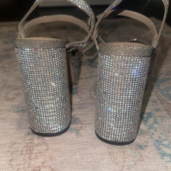 Mix no 6 Sparkly rhinestone heels - Picture 7 of 9